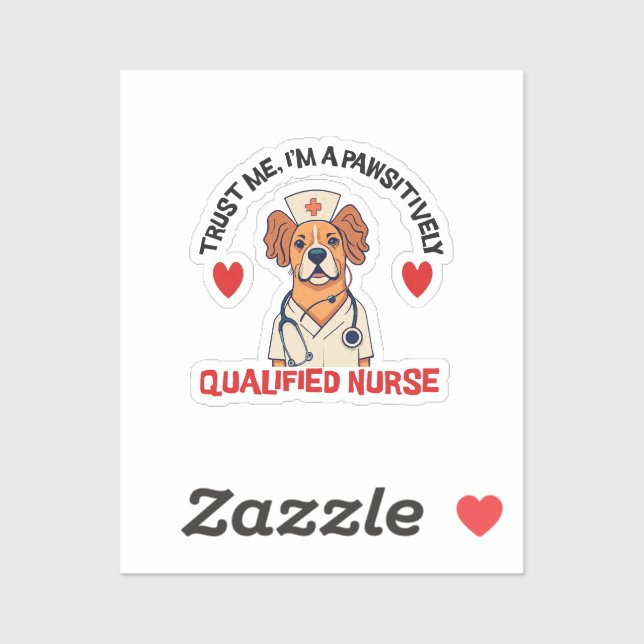 Qualified Nurse Pawsitively (Sheet)