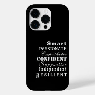 Qualities of Great Women, Black Case-Mate iPhone 14 Pro Case