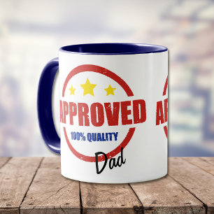 Quality Approved Dad Mug