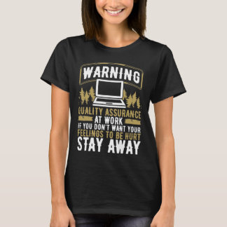 Quality Assurance at work QA Code Testing T-Shirt