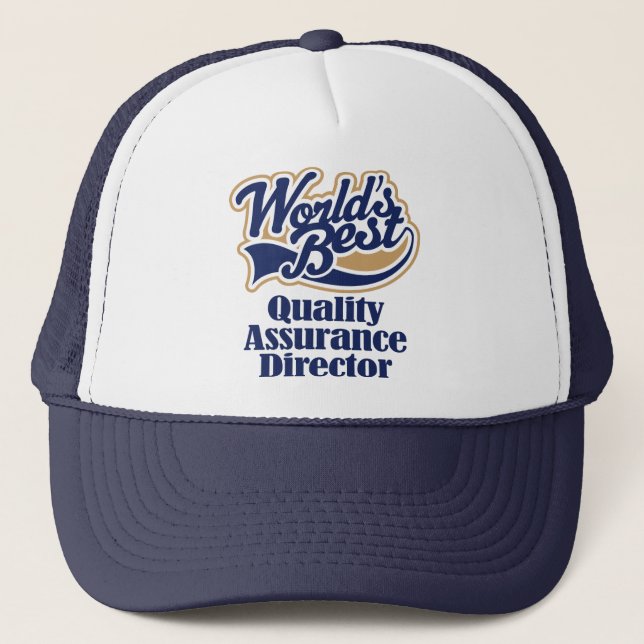 Quality Assurance Director Gift Trucker Hat (Front)