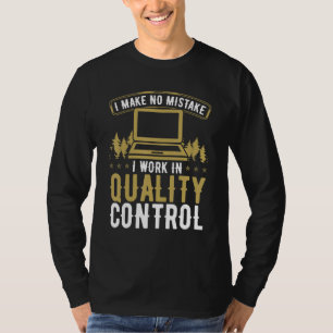 Quality Assurance Engineering Mistakes QA Engineer T-Shirt