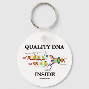 Quality DNA Inside (DNA Replication) Key Ring