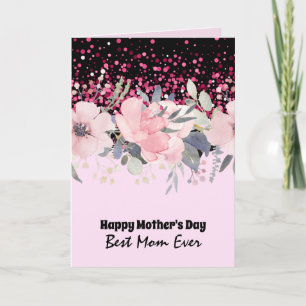 QUALITY Floral Mothers Day Cards Customisable