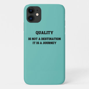 Quality is not a destination it is a journey Case-Mate iPhone case