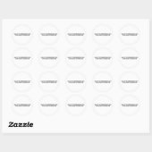 Quality over Price, embrace quality mindset Classic Round Sticker (Sheet)
