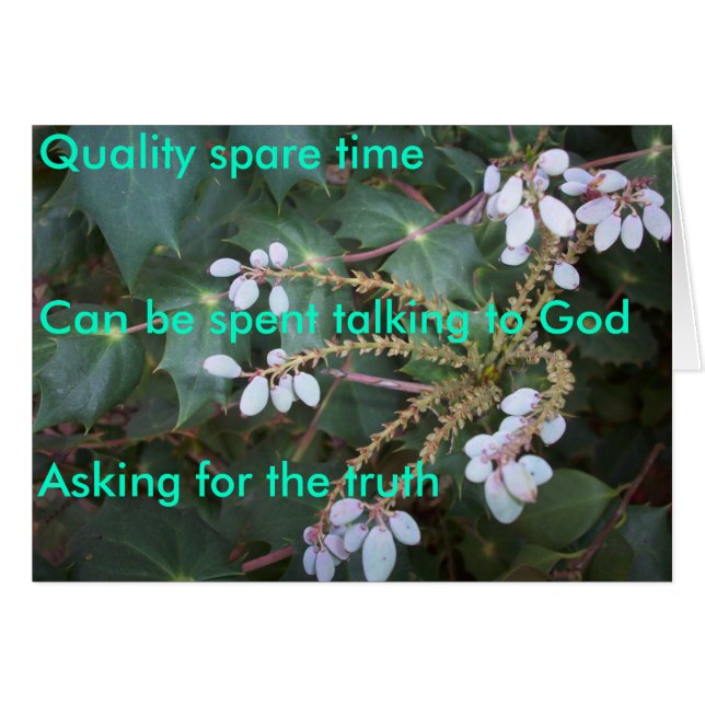 Quality Spare Time (Front Horizontal)