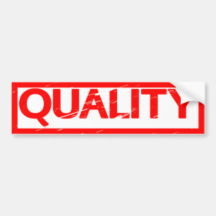 Quality Stamp Bumper Sticker