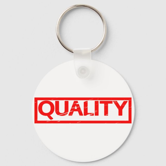 Quality Stamp Key Ring (Front)