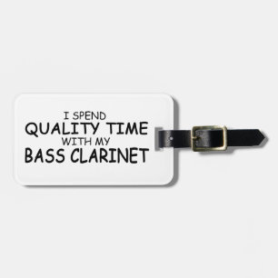 Quality Time Bass Clarinet Luggage Tag