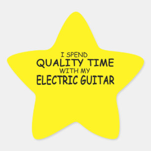 Quality Time Electric Guitar Star Sticker