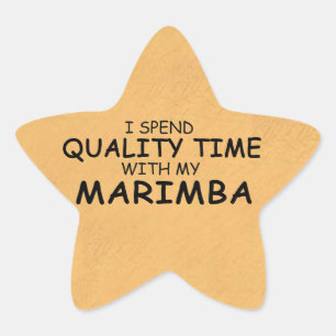 Quality Time Marimba Star Sticker