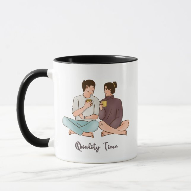 Quality Time  Mug (Left)