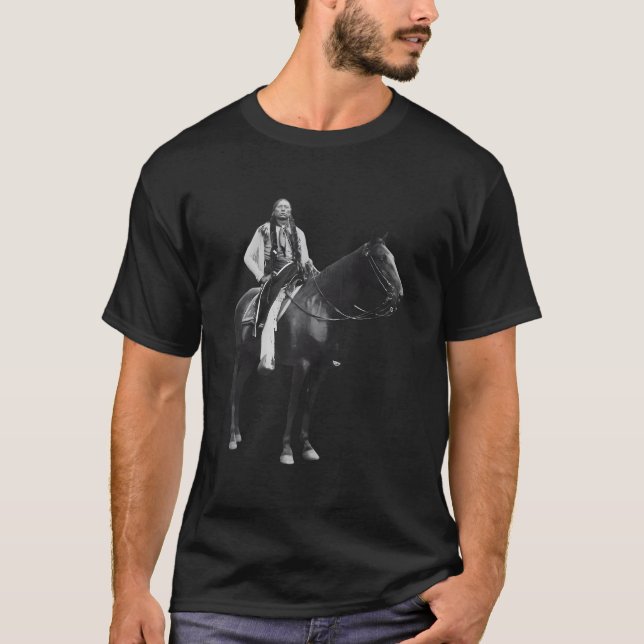 Quanah Parker Horseback Warrior Tee (Front)