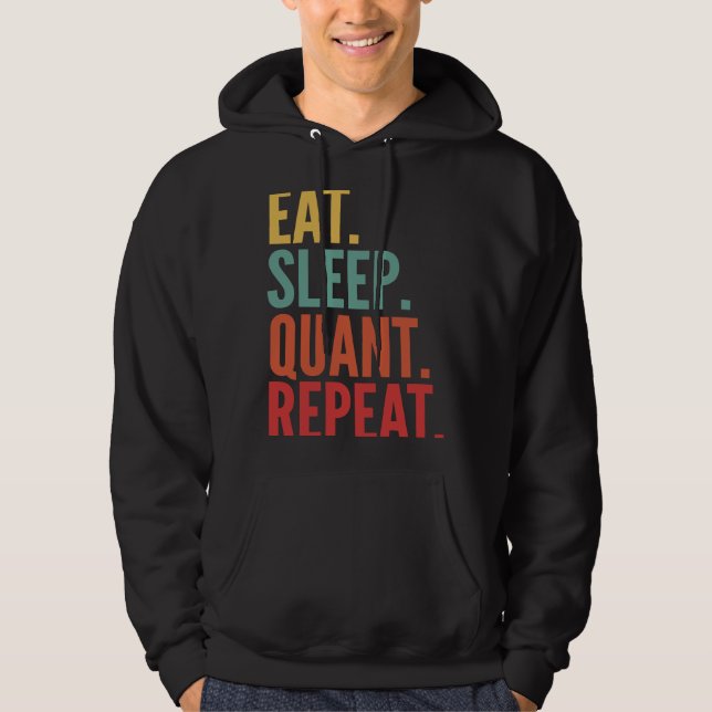 Quant Crypto Eat Sleep Quant Repeat Hoodie (Front)