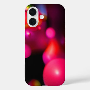 QUANTUM BUBBLE purple pink iPhone 16 Case