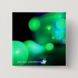 QUANTUM BUBBLES 15 CM SQUARE BADGE