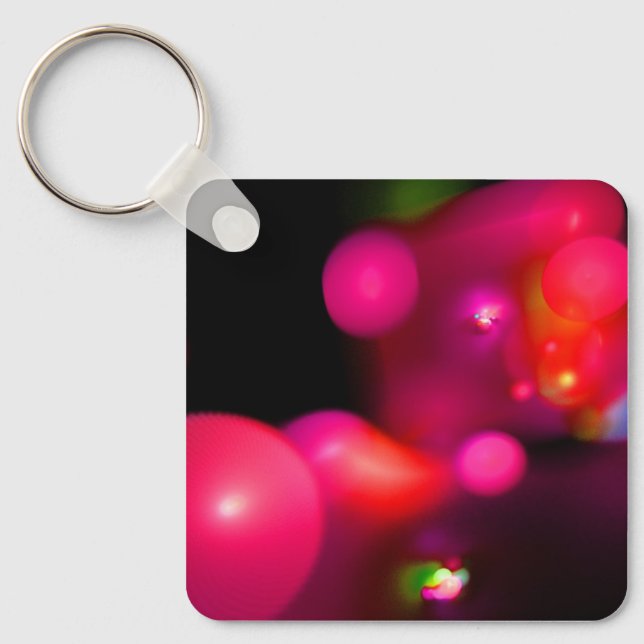 QUANTUM BUBBLES KEY RING (Front)