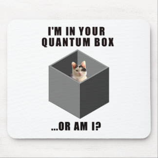 Quantum Cat Mouse Pad