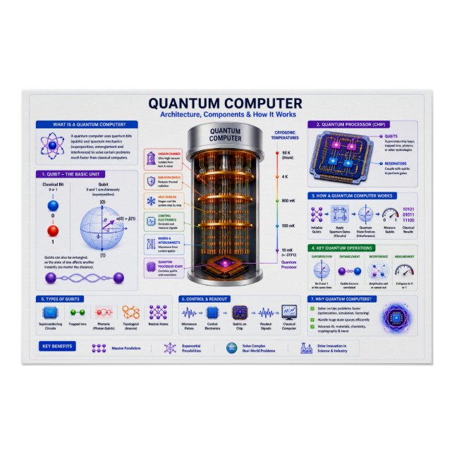 Quantum Computer Poster (Front)