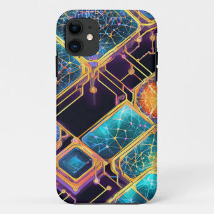 Quantum Computing Network Lights Case-Mate iPhone Case