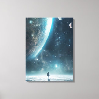 Quantum Echoes Canvas Print