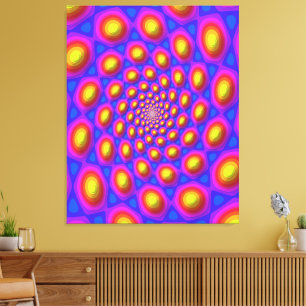 Quantum Eigen State Mandala Art Canvas Print