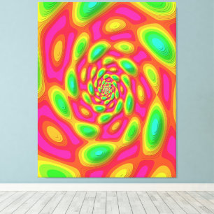 Quantum Eigen State Mandala Art Canvas Print