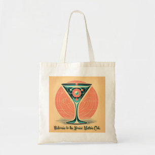 Quantum Entanglement Atomic Martini Club Cocktail Tote Bag