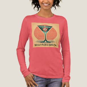 Quantum Entanglement Atomic Martini Club Cocktail Tri-Blend Shirt