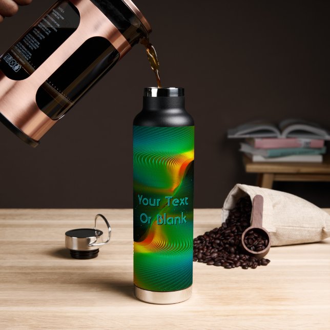 Quantum Entanglement Water Bottle (Coffee (Rotated))