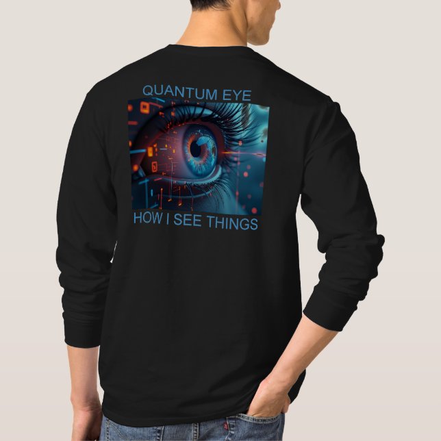 Quantum Eye things men black long sleeve shirt bk (Back)