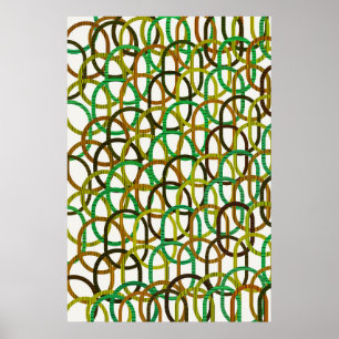 Quantum Geometric Pattern Design Poster