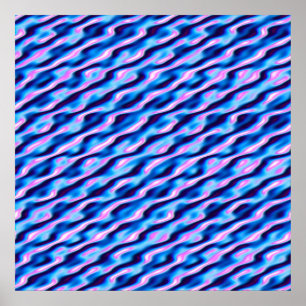 Quantum Glitch Pattern Poster