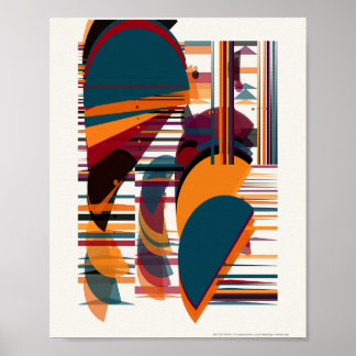 Quantum Mechanics Bauhaus Pattern Poster