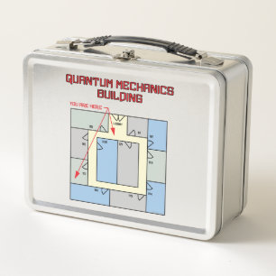 Quantum Mechanics Building Metal Lunch Box