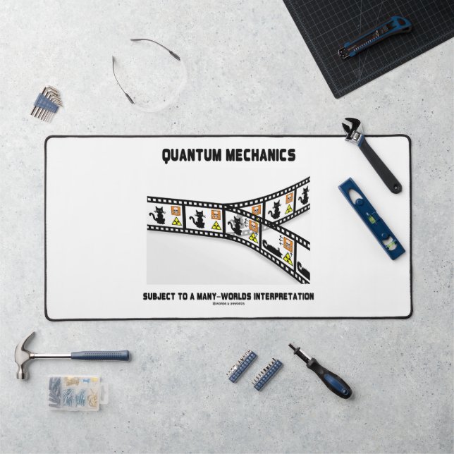 Quantum Mechanics Many Worlds Interpretation Desk Mat (Workstation)