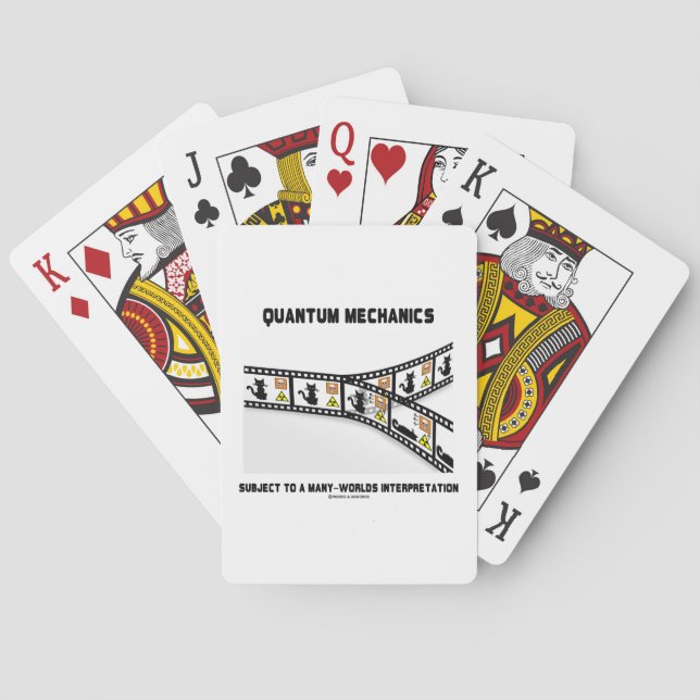 Quantum Mechanics Many Worlds Interpretation Playing Cards (Back)