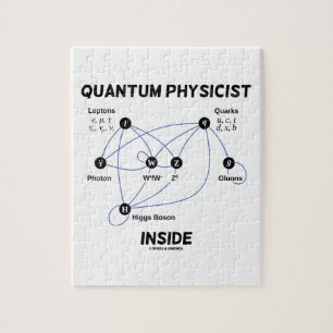 Quantum Physicist Inside (Higgs Field Higgs Boson) Jigsaw Puzzle