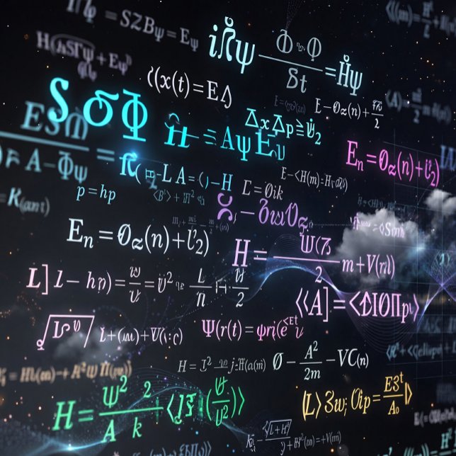 Quantum Physics Equations – Futuristic Science & M Tri-Blend Shirt (Creator Uploaded)