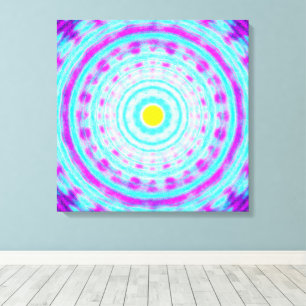  Quantum Physics Mandala Pattern  Canvas Print