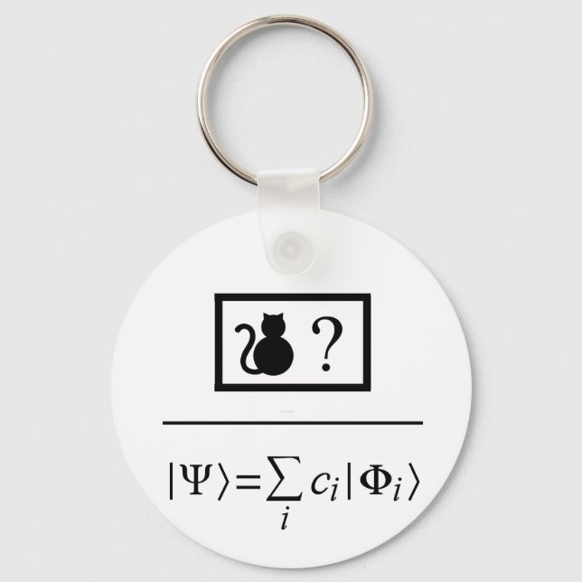 Quantum Superposition Key Ring (Front)