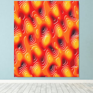 Quantum Turbulence Kinetic Painting  Canvas Print