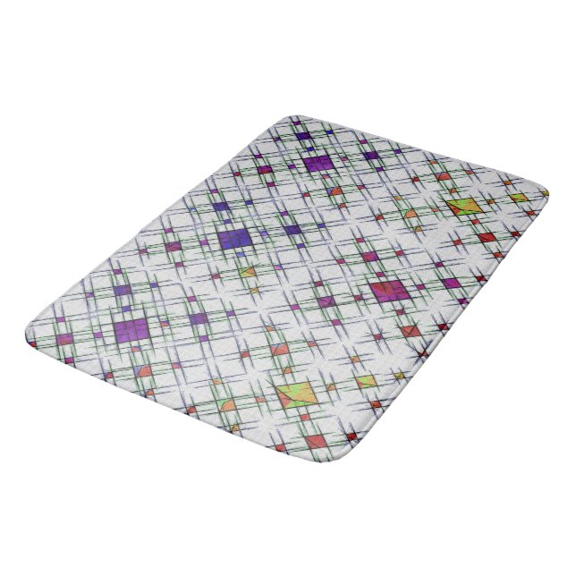 Quantum Weave  Bath Mat (Angled)