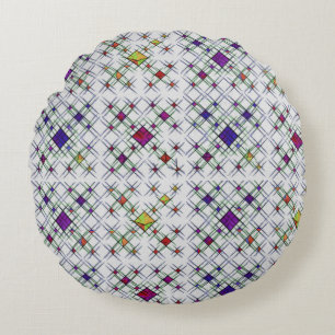 Quantum Weave Round Cushion