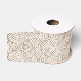 Quantumn Weave - Warm Neutral Grosgrain Ribbon