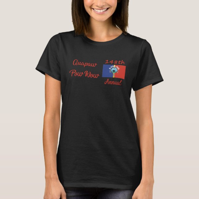 Quapaw Pow Wow 3 T-Shirt (Front)