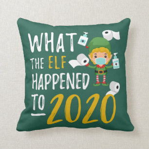 Quarantine 2020 Christmas Commemorative Elf Cushion