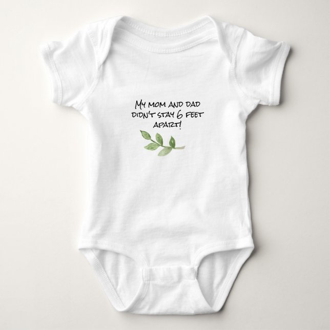 Quarantine Baby Clothing Bodysuit (Front)