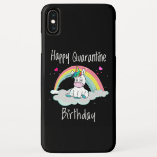 Quarantine Birthday Unicorn rainbow Case-Mate iPhone Case